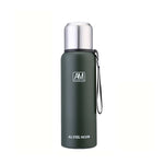 Tasse isotherme en acier inoxydable 304, grande capacité, pour le sport, voyage en extérieur, 500 ml, 750 ml, 1000 ml, 1500 ml