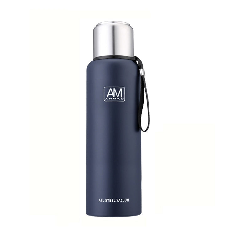 Tasse isotherme en acier inoxydable 304, grande capacité, pour le sport, voyage en extérieur, 500 ml, 750 ml, 1000 ml, 1500 ml