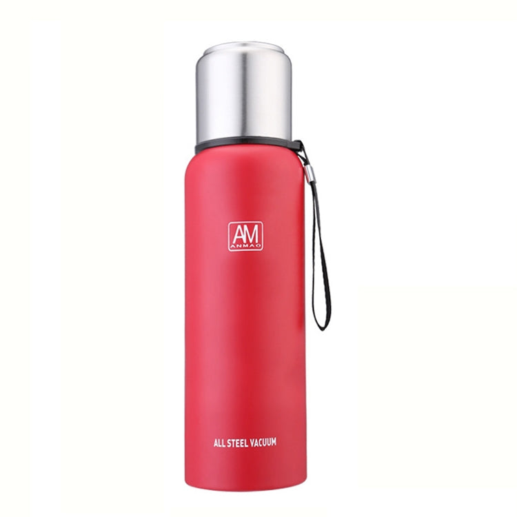 Tasse isotherme en acier inoxydable 304, grande capacité, pour le sport, voyage en extérieur, 500 ml, 750 ml, 1000 ml, 1500 ml