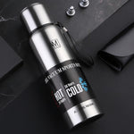 Tasse isotherme en acier inoxydable 304, grande capacité, pour le sport, voyage en extérieur, 500 ml, 750 ml, 1000 ml, 1500 ml