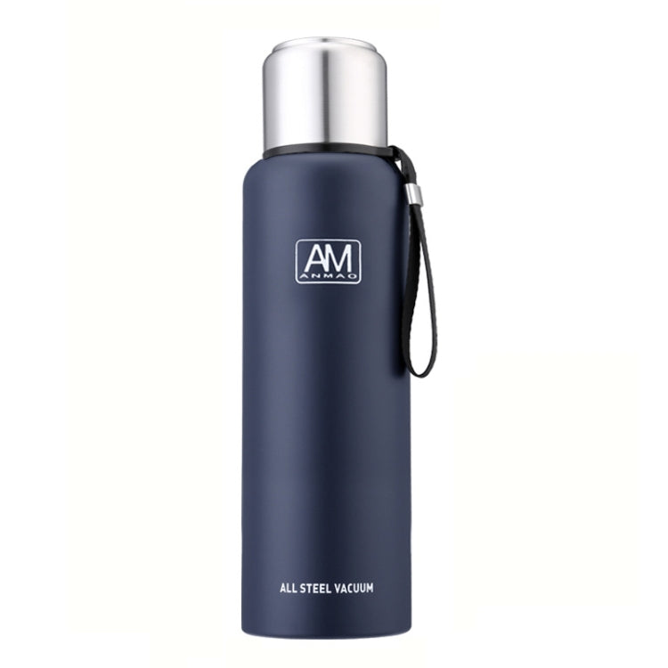 Tasse isotherme en acier inoxydable 304, grande capacité, pour le sport, voyage en extérieur, 500 ml, 750 ml, 1000 ml, 1500 ml