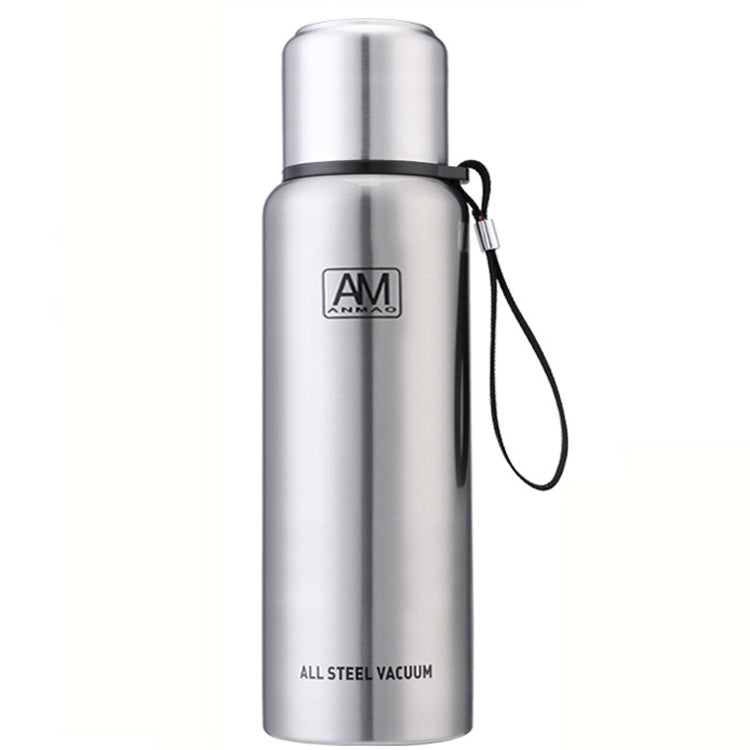 Tasse isotherme en acier inoxydable 304, grande capacité, pour le sport, voyage en extérieur, 500 ml, 750 ml, 1000 ml, 1500 ml