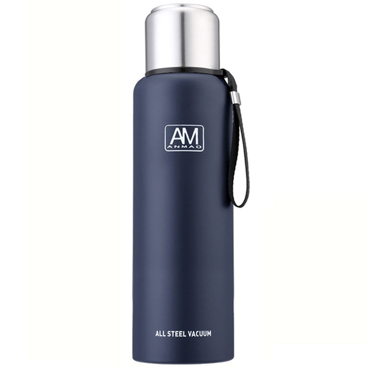Tasse isotherme en acier inoxydable 304, grande capacité, pour le sport, voyage en extérieur, 500 ml, 750 ml, 1000 ml, 1500 ml