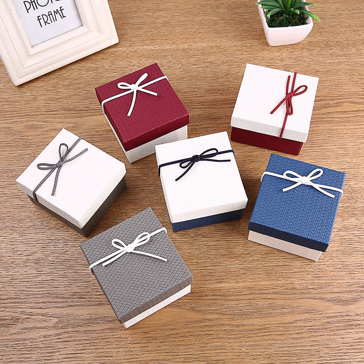 Boîte d'emballage cadeau pour bijoux, bracelets et montres, 9x8.5x5.5cm
