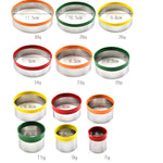 Kit de 12 emporte-pièces en acier inoxydable pour biscuits, emporte-pièces ronds pour fondants, moule à gâteau (12 en 1)