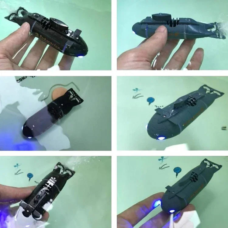 Sous-marin miniature électrique 2,4 GHz à six modes pour enfants, modèle réduit pour garçon jouant dans l'eau, bateau télécommandé, sous-marin nucléaire