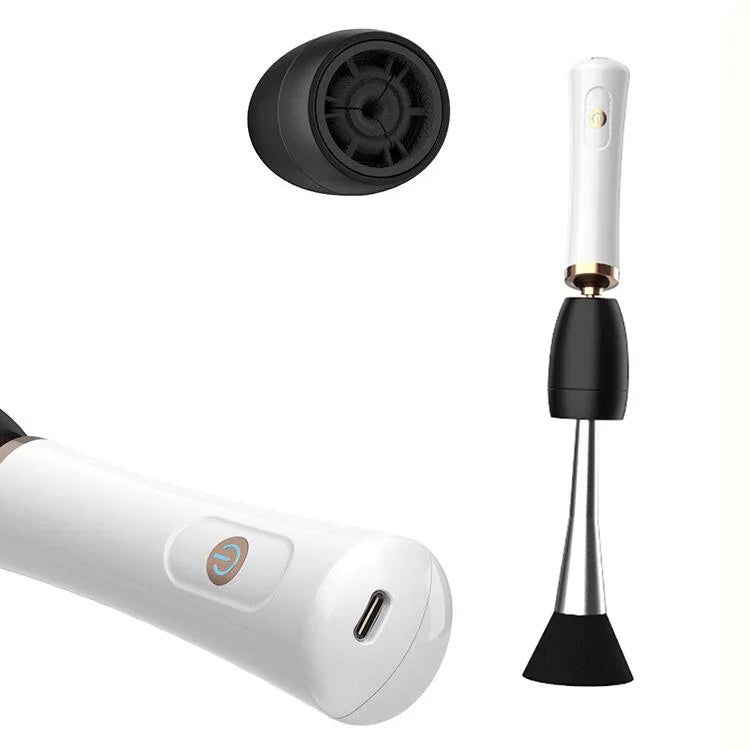 Nettoyeur de brosses de maquillage électrique rechargeable par USB, machine de nettoyage et séchage automatique de brosses, noir, blanc