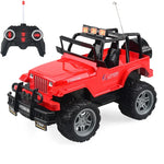 Voiture télécommandée électrique pour enfants (modèle réduit 1:18, SUV rouge 6061)