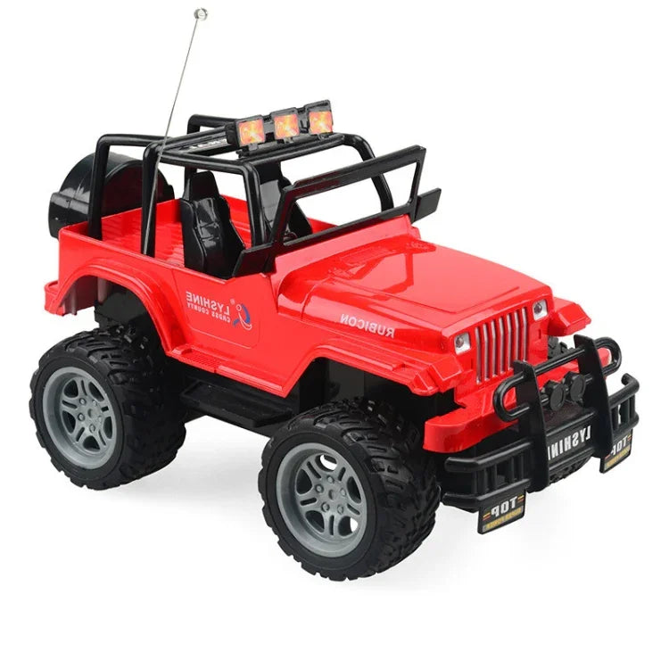 Voiture télécommandée électrique pour enfants (modèle réduit 1:18, SUV rouge 6061)