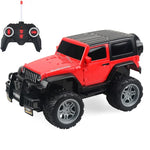 Voiture télécommandée électrique pour enfants (modèle réduit 1:18, SUV rouge 6061)
