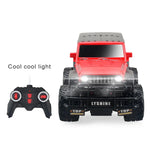 Voiture télécommandée électrique pour enfants (modèle réduit 1:18, SUV rouge 6061)