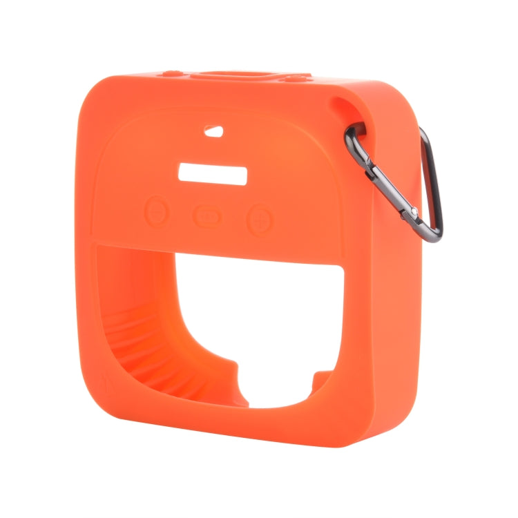 Housse de protection en silicone anti-chute pour stockage audio pour Bose Soundlink Micro, Coque silicone Gris foncé, Coque silicone Orange