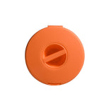 Boîte de rangement ronde pour câbles de données, boîte de rangement pour écouteurs, jaune, bleu, transparent, orange