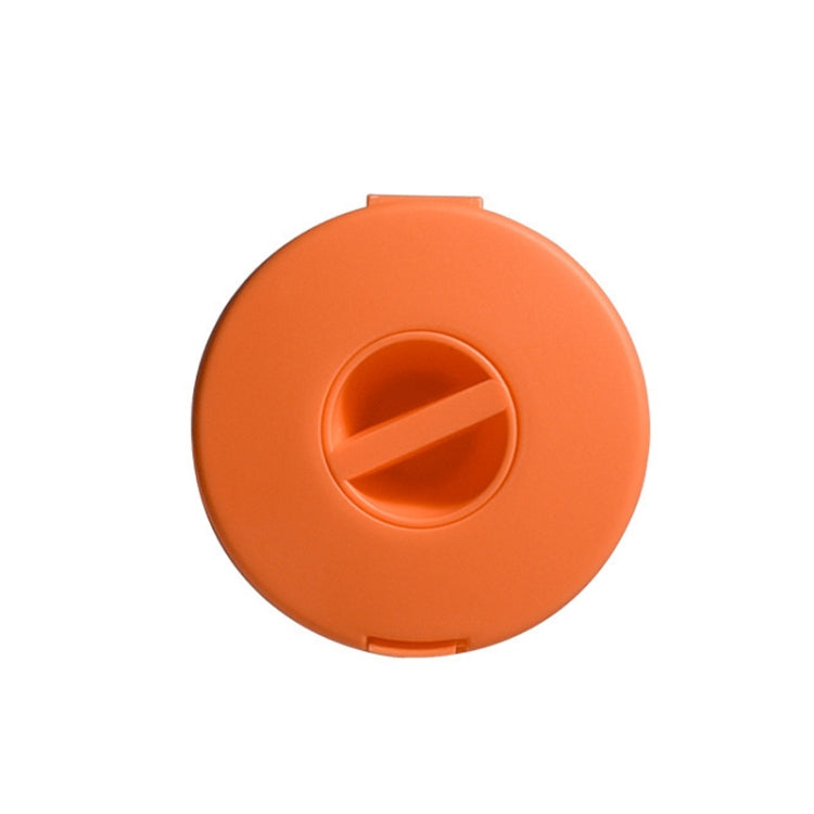 Boîte de rangement ronde pour câbles de données, boîte de rangement pour écouteurs, jaune, bleu, transparent, orange