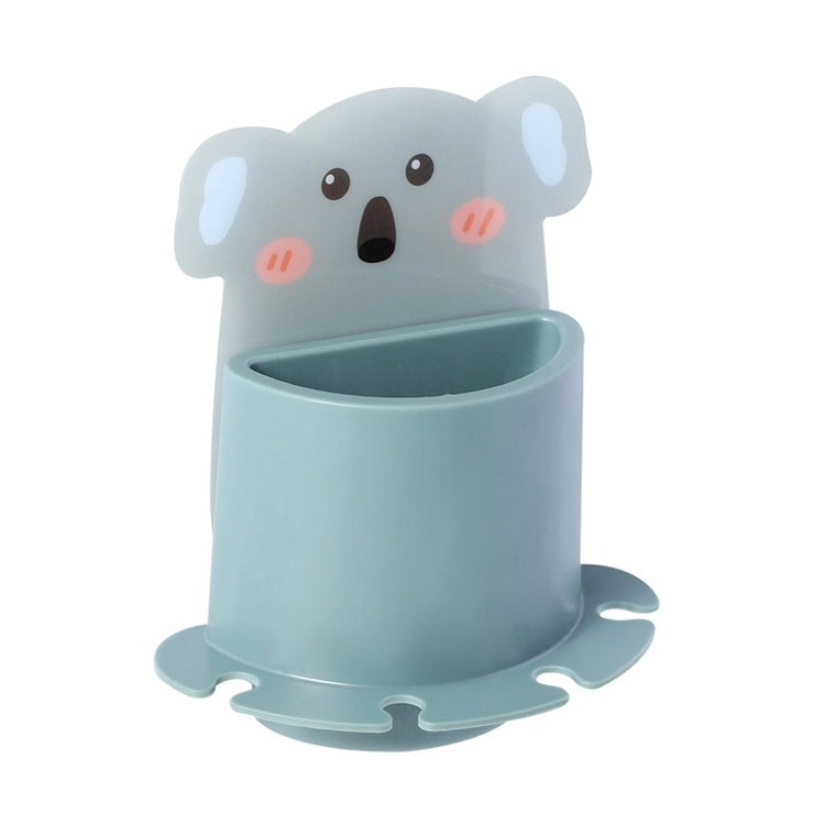 Étagère murale adhésive de salle de bain, support de brosse à dents motif animaux de dessin animé, Panda, Tigre, Koala, Cochonnet