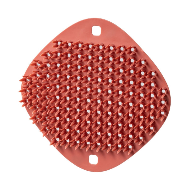2 brosses de nettoyage multifonctionnelles en silicone, tampon à récurer de cuisine non gras, rouge miel, vert bambou, gris pin