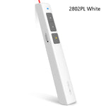 Stylo tourneur de pages laser Deli 2,4 GHz, stylo projecteur de présentation rechargeable, 2802PL (Blanc), 2802PL (Noir), 2802L (Blanc), 2802L (Noir)