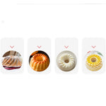 Moule de cuisson créatif en silicone pour cupcakes et muffins, style : ours (rose macaron), forme de fleur (vert macaron), forme de fleur (rose macaron), forme de fleur (couleur bonbon), creux (cyan macaron), creux (rose macaron), creux (couleur bonbon)