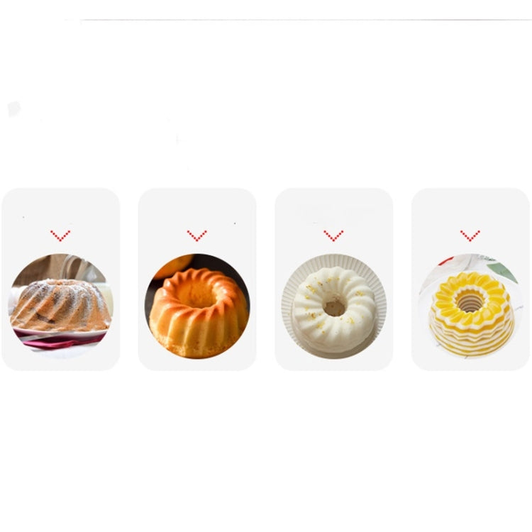 Moule de cuisson créatif en silicone pour cupcakes et muffins, style : ours (rose macaron), forme de fleur (vert macaron), forme de fleur (rose macaron), forme de fleur (couleur bonbon), creux (cyan macaron), creux (rose macaron), creux (couleur bonbon)