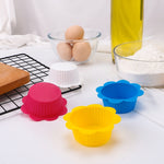 20 Moules de Cuisson DIY en Silicone Forme Dentelle Macaron pour Gâteaux, Puddings, Tartes aux Œufs, Muffins, Couleur Aléatoire, 20 PCS