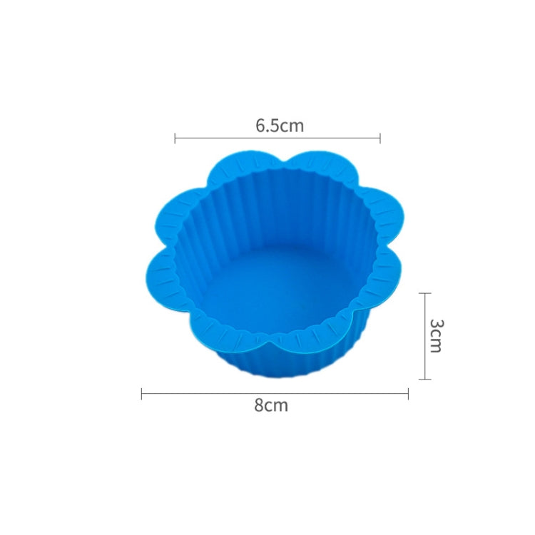 20 Moules de Cuisson DIY en Silicone Forme Dentelle Macaron pour Gâteaux, Puddings, Tartes aux Œufs, Muffins, Couleur Aléatoire, 20 PCS