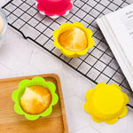 20 Moules de Cuisson DIY en Silicone Forme Dentelle Macaron pour Gâteaux, Puddings, Tartes aux Œufs, Muffins, Couleur Aléatoire, 20 PCS