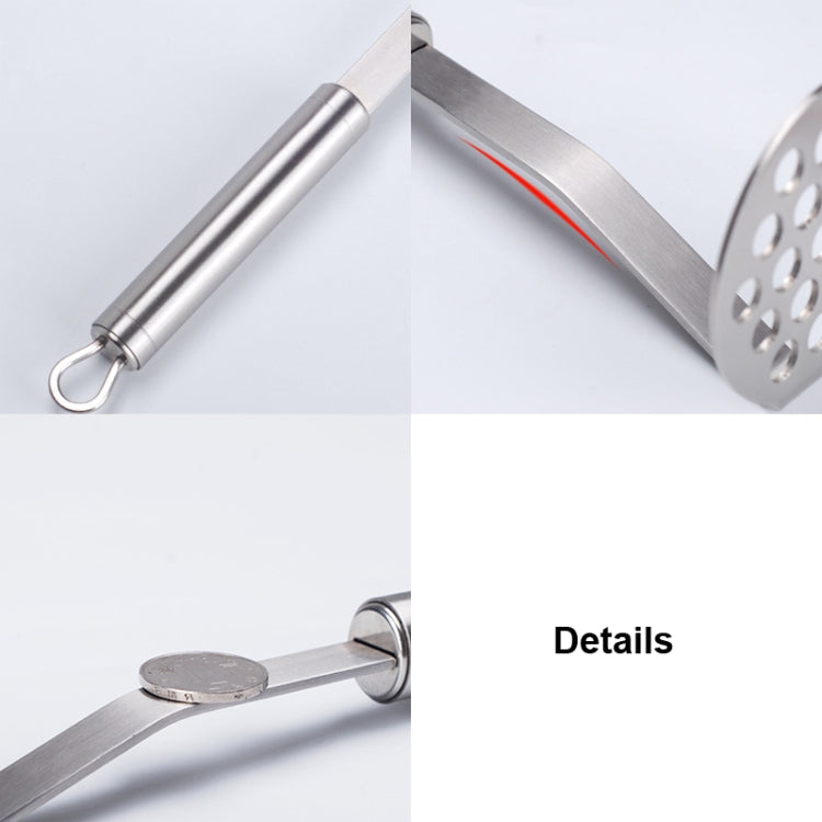 Pilon à pommes de terre en acier inoxydable 304, outil pour aliments pour bébés, en acier inoxydable 304
