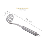Pilon à pommes de terre en acier inoxydable 304, outil pour aliments pour bébés, en acier inoxydable 304
