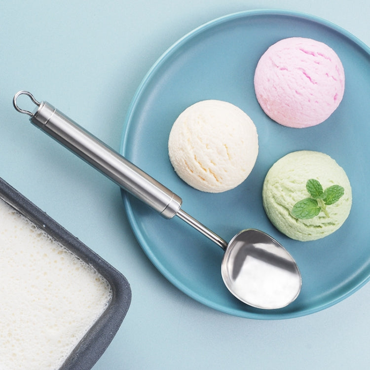 2 cuillères à glace en acier inoxydable 304, cuillère à dessert, cuillère à crème glacée
