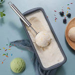 2 cuillères à glace en acier inoxydable 304, cuillère à dessert, cuillère à crème glacée