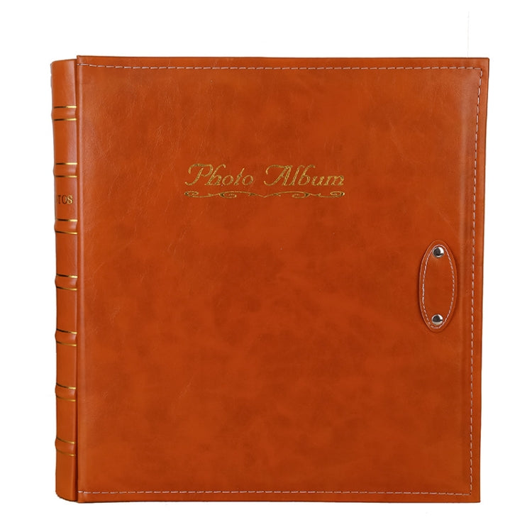Album photo interstitiel en PP de 6 pouces et 500 feuilles, couverture rétro en cuir PU bronzé, rouge, jaune, bleu, noir, beige, orange, rouge foncé