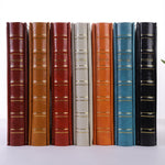 Album photo interstitiel en PP de 6 pouces et 500 feuilles, couverture rétro en cuir PU bronzé, rouge, jaune, bleu, noir, beige, orange, rouge foncé