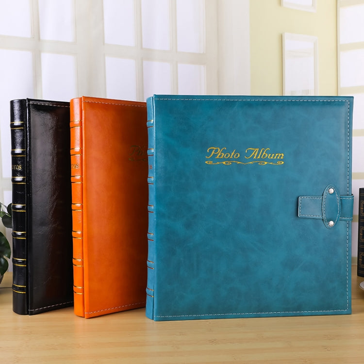 Album photo interstitiel en PP de 6 pouces et 500 feuilles, couverture rétro en cuir PU bronzé, rouge, jaune, bleu, noir, beige, orange, rouge foncé