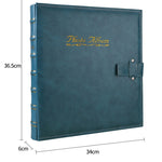 Album photo interstitiel en PP de 6 pouces et 500 feuilles, couverture rétro en cuir PU bronzé, rouge, jaune, bleu, noir, beige, orange, rouge foncé