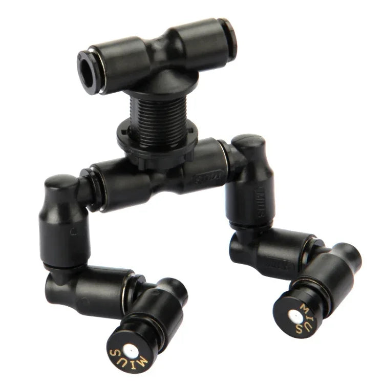 MS-PT03 Réservoir de Pluie Aménagement Paysager Boîte d'Alimentation pour Animaux Grimpants Mini Pulvérisateur Double Tête Atomisation Buse de Refroidissement, MS-PT03