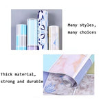 Autocollants muraux anti-fumée pour cuisine, papier peint pour cuisinière, Fleurs en éclosion, Porcelaine bleue et blanche, Vigne violette