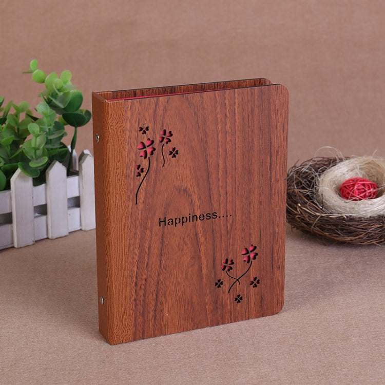 Album photo en bois DIY 32 feuilles 6 pouces Cadeau créatif, 1314, Grandir, Bonheur, Amour Bébé, Amour Pour Toi, L'Histoire du Temps, Toujours, Album Photo, Je t'aime, Je suis en chemin, Faon, Lumière Pickup Ombre du ruisseau