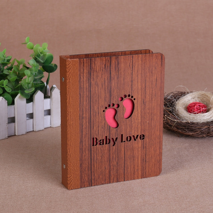 Album photo en bois DIY 32 feuilles 6 pouces Cadeau créatif, 1314, Grandir, Bonheur, Amour Bébé, Amour Pour Toi, L'Histoire du Temps, Toujours, Album Photo, Je t'aime, Je suis en chemin, Faon, Lumière Pickup Ombre du ruisseau