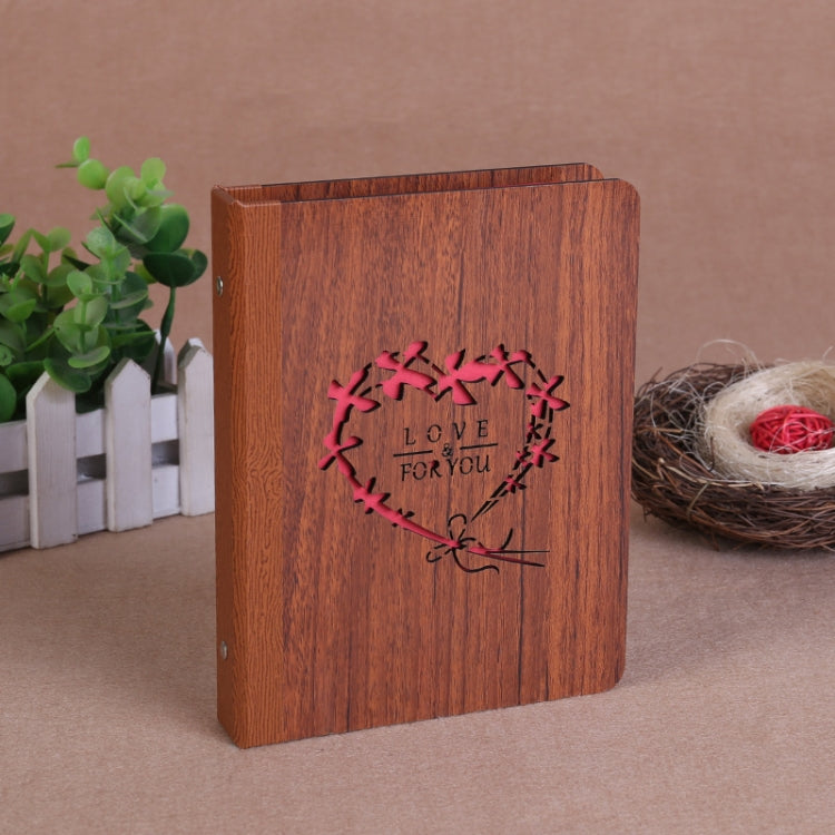 Album photo en bois DIY 32 feuilles 6 pouces Cadeau créatif, 1314, Grandir, Bonheur, Amour Bébé, Amour Pour Toi, L'Histoire du Temps, Toujours, Album Photo, Je t'aime, Je suis en chemin, Faon, Lumière Pickup Ombre du ruisseau