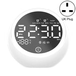 Enceinte Bluetooth multifonctionnelle X10 avec lumière LED de nuit, réveil, support carte TF, AUX et radio FM, prise US, prise EU, prise UK