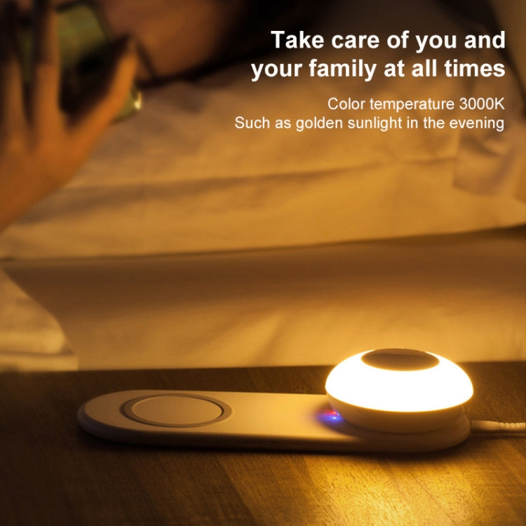 Lampe de bureau LED multifonctionnelle à charge sans fil VN003 avec gradation tactile magnétique séparée, lumière de nuit, VN003