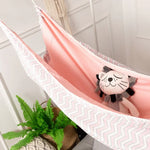 Children Swing Indoor Outdoor Hanging Basket  Household Cartoon Hammock, 100x130cm Pink