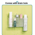 Boîte de rangement transparente en plastique « Magic Sticker » pour maquillage et articles de toilette, créative, pour la maison,Spécification :,Modèle peu profond