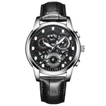 FNGEEN 4088 Men Hollow Quartz Watch Student Waterproof Luminous Watch, Full Gold Gold Surface, Full Gold Black Surface, Black Steel Black Surface White Nails, Black Steel Black Surface Gold Nails, Gold And Gold Surface, Gold Black Surface              ...