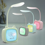 2 LAMPES DE TABLE USB Mignonnes pour Animaux de Compagnie, Lampe de Nuit LED Économie d'Énergie et Protection des Yeux pour Chambre à Coucher et Dortoir, Livraison de Couleurs Aléatoires, Lapin, Ours Mignon, Faon, Archie