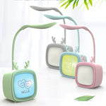 2 LAMPES DE TABLE USB Mignonnes pour Animaux de Compagnie, Lampe de Nuit LED Économie d'Énergie et Protection des Yeux pour Chambre à Coucher et Dortoir, Livraison de Couleurs Aléatoires, Lapin, Ours Mignon, Faon, Archie