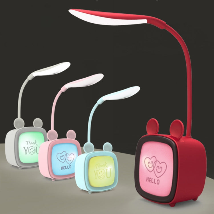 2 LAMPES DE TABLE USB Mignonnes pour Animaux de Compagnie, Lampe de Nuit LED Économie d'Énergie et Protection des Yeux pour Chambre à Coucher et Dortoir, Livraison de Couleurs Aléatoires, Lapin, Ours Mignon, Faon, Archie