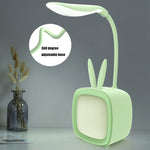 2 LAMPES DE TABLE USB Mignonnes pour Animaux de Compagnie, Lampe de Nuit LED Économie d'Énergie et Protection des Yeux pour Chambre à Coucher et Dortoir, Livraison de Couleurs Aléatoires, Lapin, Ours Mignon, Faon, Archie