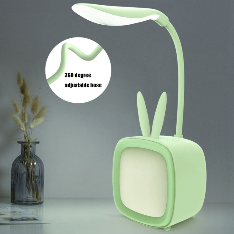 2 LAMPES DE TABLE USB Mignonnes pour Animaux de Compagnie, Lampe de Nuit LED Économie d'Énergie et Protection des Yeux pour Chambre à Coucher et Dortoir, Livraison de Couleurs Aléatoires, Lapin, Ours Mignon, Faon, Archie