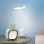 2 LAMPES DE TABLE USB Mignonnes pour Animaux de Compagnie, Lampe de Nuit LED Économie d'Énergie et Protection des Yeux pour Chambre à Coucher et Dortoir, Livraison de Couleurs Aléatoires, Lapin, Ours Mignon, Faon, Archie